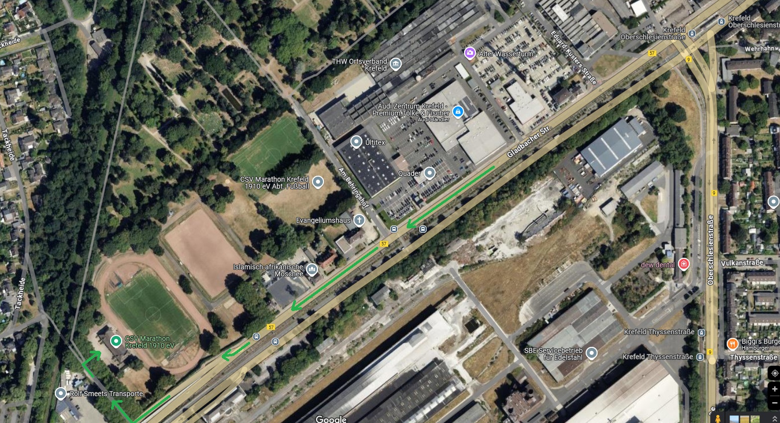 sportanlage-maps-2025 Anfahrt zur Sportanlage